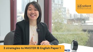 3 strategies you MUST know to mastering IB English Paper 1 ib [upl. by Neellok196]