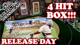 New Release  2024 Allen and Ginter Hobby Box  4 HIT BOX  Interruption Giveaways  MANTLE Hit [upl. by Rudie609]