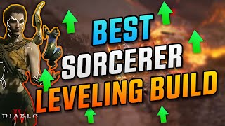 BEST Sorcerer Leveling Build for S5 Diablo 4 [upl. by Brandi]