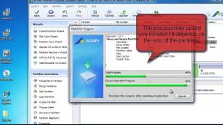 Extend System Partition Windows 2003 with AOMEI Partition Assistant [upl. by Burnett338]