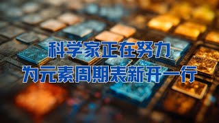 探尋元素周期表的前世今生，如今，科學家正在努力創造第 120 號元素，爭取為存在 150 多年的元素周期表，新開一行新的元素！2024” [upl. by Maier]