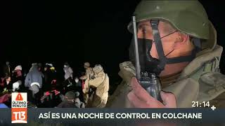 Así es la vigilancia fronteriza nocturna en Colchane [upl. by Portingale]