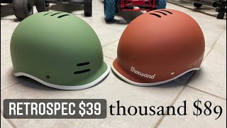 THOUSAND HELMETS or cheaper Amazon copycat Retrospec Remi [upl. by Tereb]