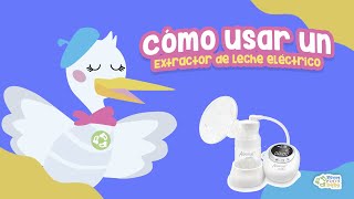 Cómo usar un extractor de leche eléctrico [upl. by Elnar]