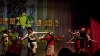 International Students Cultural Festival in Kursk Russia  Malaysian Borneo Cultural Dance [upl. by Attehcnoc]