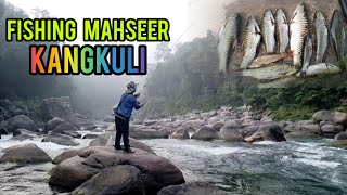 Fishing Mahseer at kangkuli  khwai da kber Meghalaya River [upl. by Nomsed601]