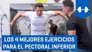 Los 4 Mejores Ejercicios para el Pectoral Inferior [upl. by Llednahc223]