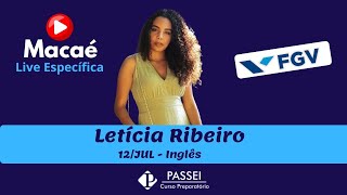 Live Específica de Inglês  Macaé [upl. by Ativet]