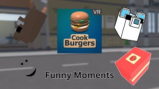 Roblox Cook Burgers Funny Moments RAT HOTEL [upl. by Samid330]