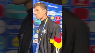 Toni Kroos amp Thomas Muller say farewell to the Euros for the final time 😢🇩🇪 shorts [upl. by Nations]