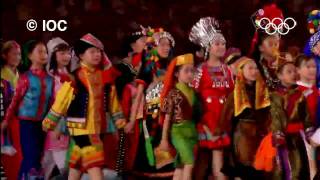 Incredible Highlights  Beijing 2008 Olympics  Opening Ceremony [upl. by Esiuolyram]