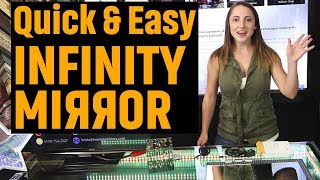 How To Make A Cheap Infinity Mirror [upl. by Anavoig]