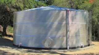 Classic Corrugated Galvanized Steel Water Tank 52395 Gallons [upl. by Eaton]