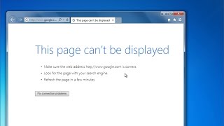 How to fix quotThis Page cannot be displayedquot error [upl. by Mahtal]