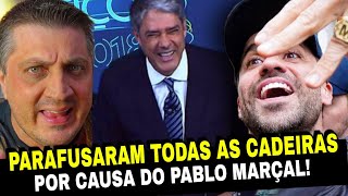 PODE RIR Cadeiras do debate da Rede TV são parafusadas no chão por causa do Pablo Marçal [upl. by Dlareg]