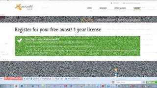 Avast Internet Security 2013 1 Year license keyFree Avast Antivirus [upl. by Eserrehs]