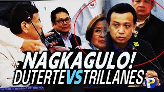 Trillanes at Duterte NAGKAGULO na gustong sampaIin at batu hin ng mikropono ang dating senador [upl. by Silisav]