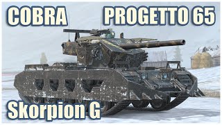 Progetto 65 Cobra amp Skorpion G • WoT Blitz Gameplay [upl. by Lanny696]