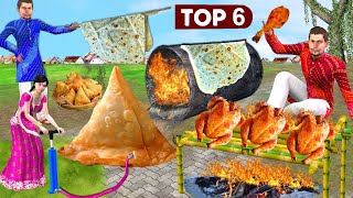 Bamboo Chicken Lalchi Samosa Comedy Video Collection Hindi Kahaniya Moral Stories Funny Comedy Video [upl. by Humbert]