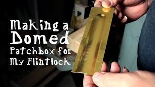 Making a Domed Patchbox for an Isaac Haines Inspired Flintlock Muzzleloader [upl. by Iline918]