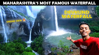 Devkund  Maharashtras most famous waterfall trek  Devkund waterfall 2023 [upl. by Natsirhc]