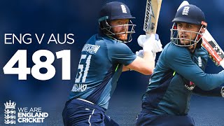 England Men SMASH World Record ODI Score  England v Australia 2018 Extended Highlights [upl. by Atoiganap255]