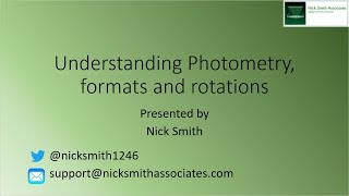 Understanding Photometry for floodlights [upl. by Akihsat]