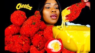 KING CRAB SEAFOOD BOIL MUKBANG  HOT CHEETOS  SEAFOOD MUKBANG  CHEESE ALFREDO SAUCE  ASMR EATING [upl. by Servais403]