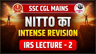 NITTO FOR SSC CGLCHSL TIER 2  INTENSE REVISION LECTURE  2  PARMAR SSC [upl. by Sitarski]