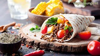 VEGAN MEXICAANSE WRAP RECEPT🌯 [upl. by Ansela]