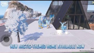 PUBG MOBILE Wintry Home 🏠 bgmi new update 35 [upl. by Tigram]