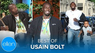 Best of Usain Bolt on the ‘Ellen’ Show [upl. by Onairda]