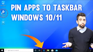 Pin APPS to Taskbar in SECONDS for Windows 10 and 11 [upl. by Namar]