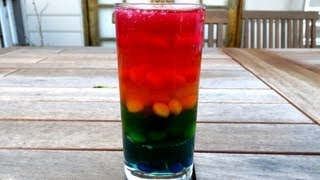 RAINBOW GUMMY SKITTLES IN A GLASS [upl. by Nerhe]