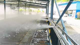 How does dry fog revolutionize mine site dust control  Nebufly Fog Misting System [upl. by Lewej]