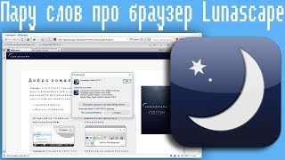 Пару слов про браузер Lunascape [upl. by Ellinej]