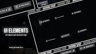 Fivem Advanced Interact Script  Jakrino UI Elements [upl. by Sibylla]