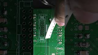 Easy Hand Soldering SMD components  1206 Resistor capacitorc LED [upl. by Sherurd]