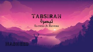 Tabsirah  تبصرة  Slowed  Reverb  Soothing Nasheed By Muhammad Al Muqit [upl. by Tate503]