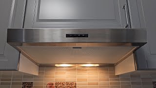 Assembling IKEA  LAGAN  Stainless steel wall mounted extractor hood [upl. by Lenahs]