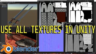 How to use all texture maps from Blender in Unity [upl. by Aronas]