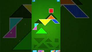 Tangram puzzle level youtubeshorts puzzlegamer gameplay puzzlemaster feedshorts [upl. by Yeliab676]