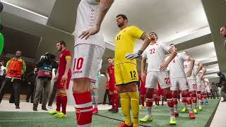 PES 2021 Gameplay  Montenegro vs Wales  Nations League 2024 [upl. by Nosduj]