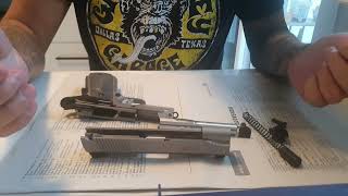 Tisas 1911 pistol disassembly amp assembly [upl. by Brittany667]