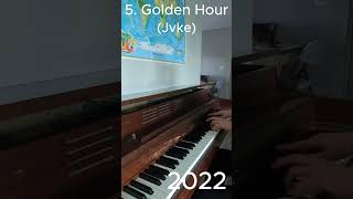 Top 6 most overplayed songs on piano piano jvke scottjoplin smb Yiruma pianocover [upl. by Namharludba]