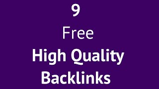 free backlinks for website [upl. by Thomasa]