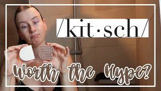 Kitsch Shampoo and Conditioner Bar Review amp Demo  Ecofriendly Bathroom Products Review [upl. by Copp]