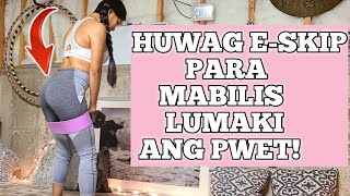 PWET GOALS  HUWAG ESKIP PARA MABILIS LUMAKI ANG PWET  WORKOUT SA BAHAY [upl. by Drona]