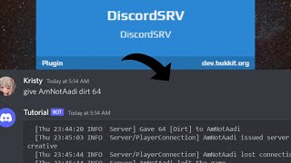 How To Convert a Discord Channel Into Your Minecraft Servers Console  Discord SRV Tutorial [upl. by Sherrie32]