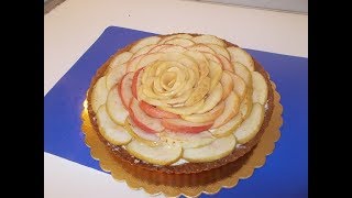 Crostata di mele  Torta di mele con crema  Le ricette di zia Franca [upl. by Burch]